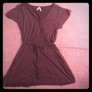 Plum short comfy dress